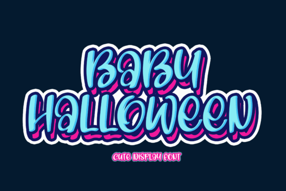 Baby Halloween Font: A Modern Display Typeface for Creative Projects