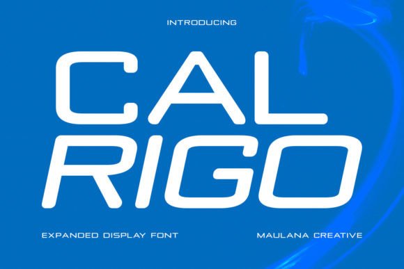 Calrigo: Command Attention with Bold, Modern Typography