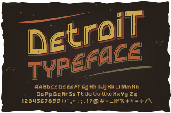 Detroit: A Typeface That Commands Attention