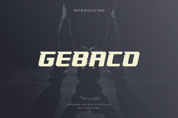 Gebaco: A Display Font That Commands Attention