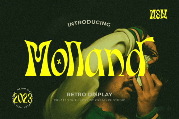 Molland: The Groovy Display Font for Nostalgic Branding