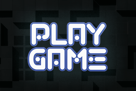 Play Game: A Bold Display Font for Modern and Futuristic Designs