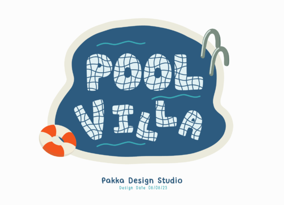 Pool Villa: A Display Font That Brings Personality to Every Project
