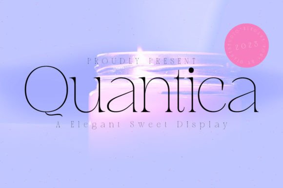 Quantica: A Serif Font for Sophisticated Branding
