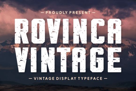 Rovinca Vintage: The Display Font with Character