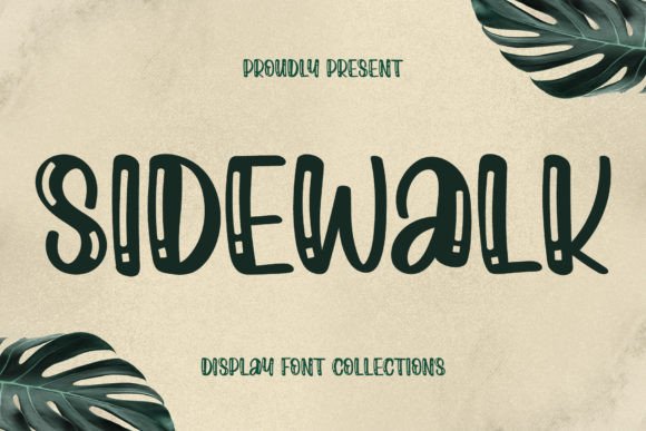 Sidewalk: The Display Font That Brings Bold Character to Your Projects