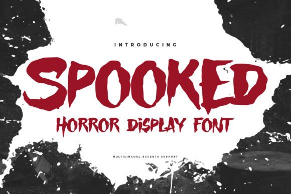 Spooked: A Display Font That Demands Attention