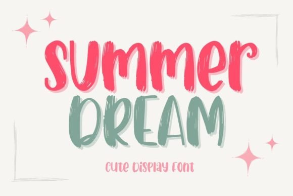 Summer Dream: The Playful Display Font for Joyful Design