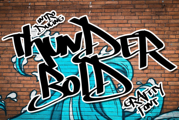 Thunder Bold: The Street-Art Typeface That Commands Attention