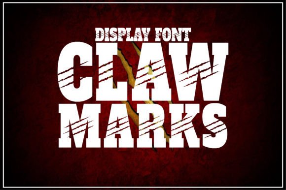 Unleash Your Brand's Wild Side with Claw Marks Typography