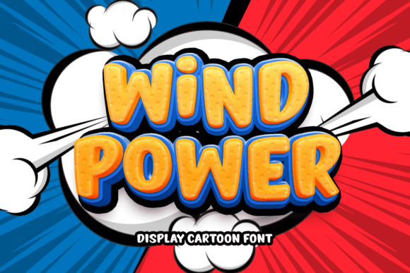 Wind Power: A Bold Display Font for Creative Impact
