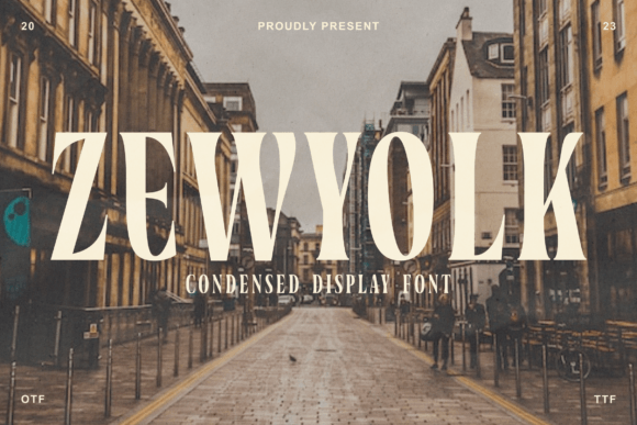 Zewyolk: The Modern Typeface for Bold, Clean Branding